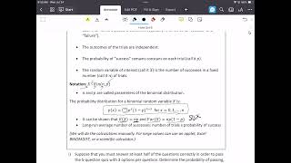 Binomial Distribution Introduction pg 48 [upl. by Sotsirhc330]