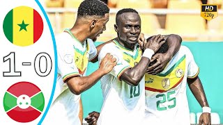 Senegal vs Burundi 10 Hіghlіghts amp All Goals  AFCON Qualifiers 2024 [upl. by Corder585]