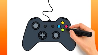 Comment Dessiner Une Manette De Jeu Xbox Tutoriel De Dessin Facile [upl. by Aimat]