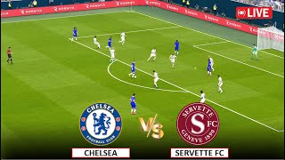 🔴LIVE  CHELSEA vs SERVETTE FC I UEFA EUROPA CONFERENCE LEAGUE LIVE I eFOOTBALL PES 21 GAMEPLAY [upl. by Ranita]