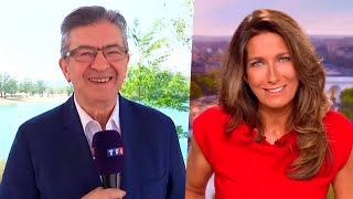 JeanLuc Mélenchon invité du 13H de TF1 [upl. by Zaria]