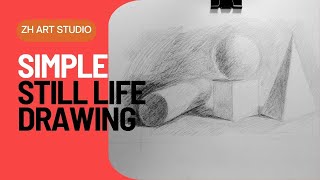 Simple Still life Drawing  Pencil Drawing [upl. by Ewens]