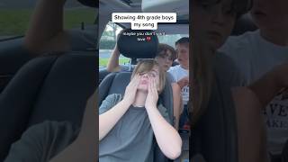 4th grade boys are hilarious ngl 😭 original singer newsong pop reaction cousins artist song [upl. by Ulah]