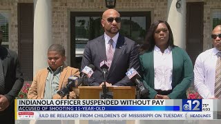 Officer accused of shooting 11yearold Indianola boy in chest suspended without pay [upl. by Lekcar114]