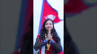 Nepal flag trend [upl. by Baxy]