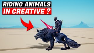 Can ride Animals in Fortnite Creative MYTHBUSTING FORTNITE CREATIVE [upl. by Adiaz]