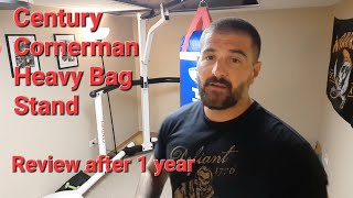 Century Cornerman Heavy Bag Stand  Review boxinggym boxinggear [upl. by Ahtenek]