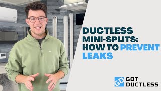 Ductless Mini Splits How to Prevent Leaks [upl. by Einnal]