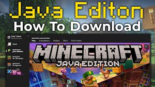 How To Download Minecraft Java Edition PC [upl. by Aelanej]