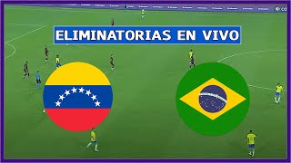 🔴 VENEZUELA vs BRASIL EN VIVO ⚽ ¿JUEGA RONDÓN ELIMINATORIAS SUDAMERICANAS 2026 LA SECTA DEPORTIVA [upl. by Nyl633]