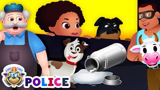 ChuChu TV Police Saving Milk  Fun Cartoons for Kids [upl. by Prentice]