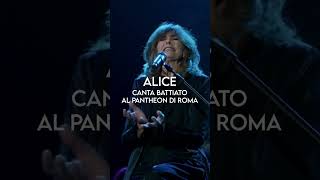 Alice canta Battiato al Pantheon di Roma [upl. by Leanor]