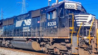 SD40E Trails A Manifest In Lockland Ohio [upl. by Novled]