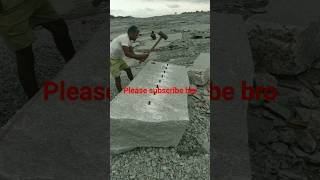 granite stone cutting [upl. by Adnahc]