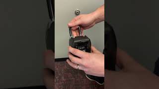 How to open a traditional Combo Lockbox and Unshackle [upl. by Bevin]