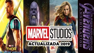 La CRONOLOGÍA del UCM ACTUALIZADA 2019 Hasta AVENGERS 4 [upl. by Gerhardine310]