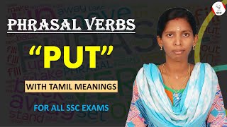 PHRASAL VERBS IN TAMIL  quotPUTquot RELATED ALL PHRASAL VERBS  PHRASAL VERBS  CWJ SSC  SSC ENGLISH [upl. by Navi]