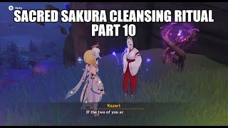 Sacred Sakura Cleansing Ritual part 10  Genshin Impact [upl. by Tekla339]