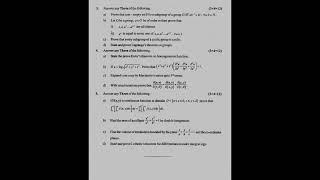 BSc 2nd Semester Maths Question Paper 2022 RCUB [upl. by Razaile]