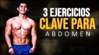 ¡LOS 3 MEJORES EJERCICIOS PARA TU ABDOMEN [upl. by Aciraa396]