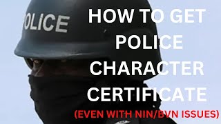 Register amp Apply for Nigeria Police ClearanceCharacter certificate  StepByStep ProcessPOSSAP [upl. by Halullat]