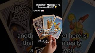 Important Message From Your Person tarot [upl. by Ytsirk931]