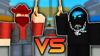 BANDITES VS TANQR IN ARSENAL ROBLOX [upl. by Dlarej]