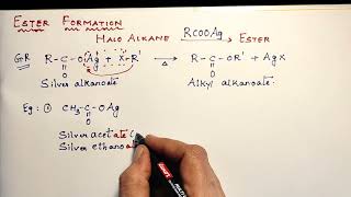 Ester formation Alkyl halide to Ester [upl. by Llednek]