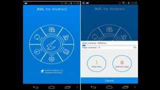 AVL antivirus Android operating system [upl. by Muhcan]