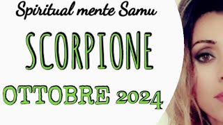 SCORPIONE ♏ Ottobre 2024 previsioni🔮 Tarocchi🔮 [upl. by Aramas]