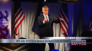 RFK Jr asks US Supreme Court to take his name off Wisconsin’s presidential ballot [upl. by Yrffoeg]