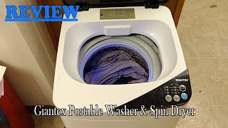 Giantex Portable Washer amp Spin Dryer Review  Watch before ordering [upl. by Helse]