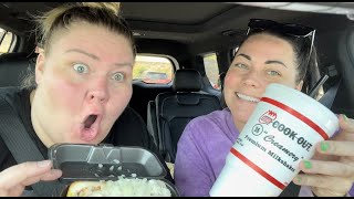 Cook Out Mukbang  With ChelcieLynn [upl. by Teri]