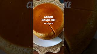 Caramel Custard Flan Cake using cast iron pot [upl. by Aseel281]