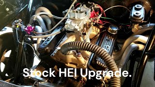 Stock Hei vs Msd Hei distributor ignition test 350 chevy vortec heads [upl. by Niko131]