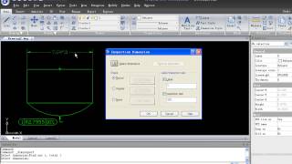 GstarCAD  DIMINSPECT dimension inspection [upl. by Palumbo384]