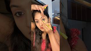 How I draw my eyes 👀♥️ eyes makeup tutorial kalyani reels fypviral viralvideos shorts [upl. by Kenlee137]