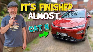 Crash damaged Cat N Hyundai Kona EV is fully repaired and ready for an MOT [upl. by Quartana]