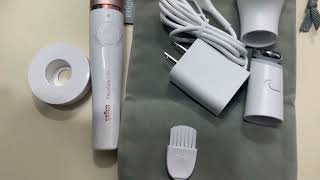 Braun Face Epilator Facespa Pro 911 Facial Hair Removal for Women Review [upl. by Teryl]