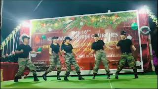 Sandese Aate hai Dance cover by Akhok and friends 2023 khamasom khayangkho Xmas night 2023 [upl. by Santana111]