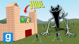 Can NIGHTMARE CATNAP break into my FORT Garrys Mod Sandbox [upl. by Nnylaehs]