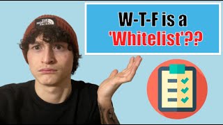 The NEW NFT buzzword WHITELIST  What is a whitelist and how to get whitelisted [upl. by Anomas503]