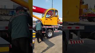 Export model heavyduty 5ton crane Isuzu 120 horsepower crane manufacturer [upl. by Brenza]