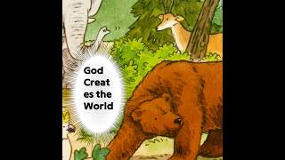 God Creates the WorldRead Aloud Books bible cartoon story abcd english reels new viralvideo [upl. by Brittan]