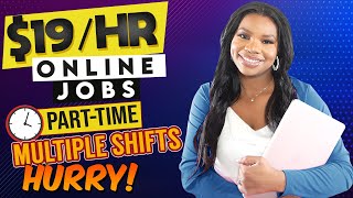 Hurry Earn 19Hour Now PartTime WorkFromHome Job for Beginners [upl. by Penoyer]