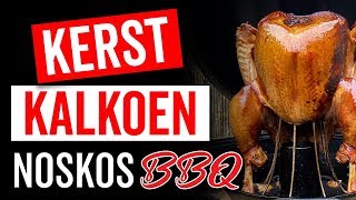 Kalkoen op de BBQ  Zo maak je de lekkerste kerstkalkoen [upl. by Lilla]