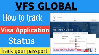 How to track vfs global visa application  croatia visa new update  Track visa application in vfs [upl. by Philana100]