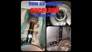 How to install Raceland Air Suspension on a VW MK4 Part2 S4 EP16 [upl. by Eedak]