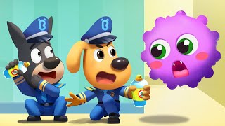 Kids Story about Viruses  Good Habits  Stay Healthy  Kids Cartoons  Sheriff Labrador [upl. by Adnaluy496]