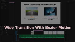 Wipe Transition With Bezier Motion Using Adobe Premiere Pro [upl. by Winograd]